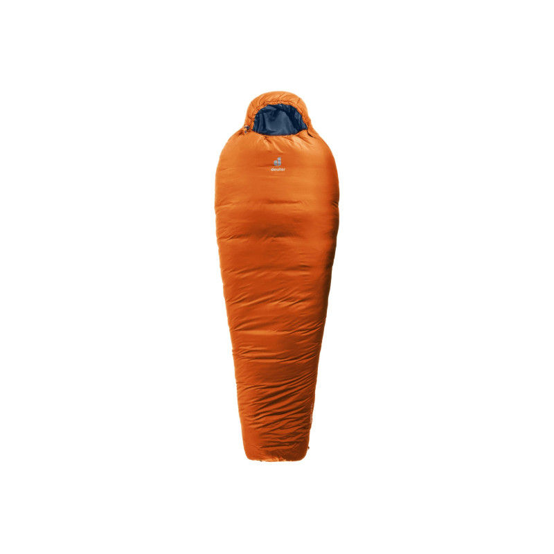 Deuter Orbit +5° EL Sac De Couchage Zip Right - Atlantic-Ink - Extra Long - Confort Et Chaleur Pour L'Été