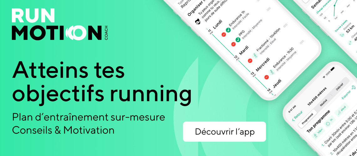 Application RunMotion Coach : offre PREMIUM