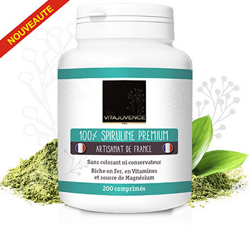 VITAJUVENCE : cure de Spiruline 100% premium